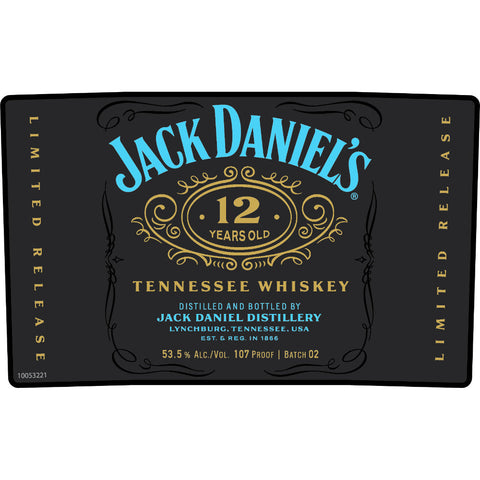 Jack Daniel's 12 Year Old Batch 02 Limited Release