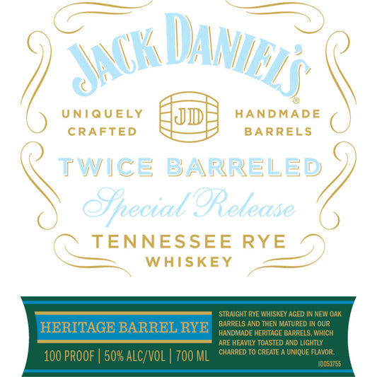 Jack Daniel's Twice Barreled Tennessee Rye 2023 Release