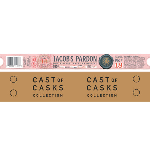 Jacob’s Pardon Cast of Casks 14 Year Old Barrel No #18