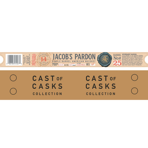 Jacob’s Pardon Cast of Casks 14 Year Old Barrel No #25