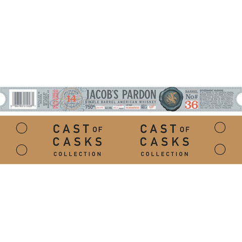 Jacob‘s Pardon Cast of Casks 14 Year Old Barrel No #36