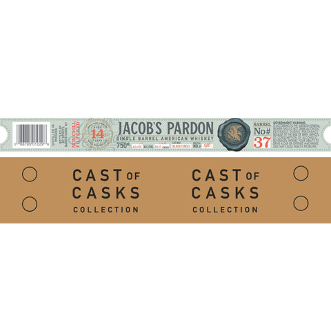 Jacob’s Pardon Cast of Casks 14 Year Old Barrel No #37