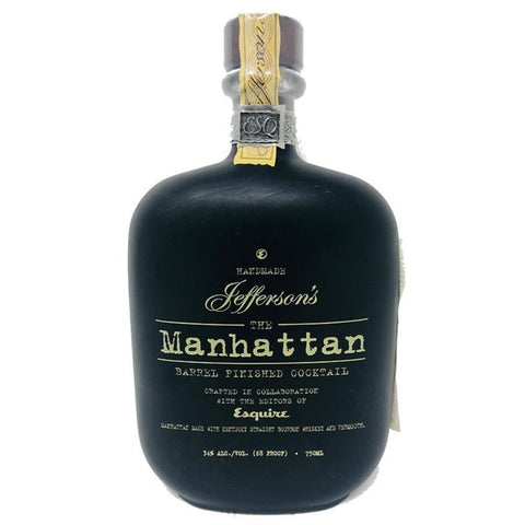 Jefferson’s Manhattan Barrel Finished Cocktail Bourbon Jefferson's 
