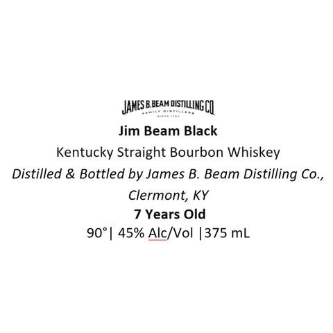 Jim Beam Black 7 Year Old Bourbon