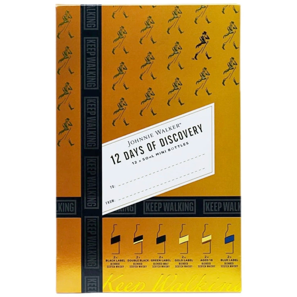 Johnnie Walker 12 Days Of Discovery Whisky Advent Calendar Gift Set Johnnie Walker 12 Days Of Discovery Whisky Advent Calendar Gift Set