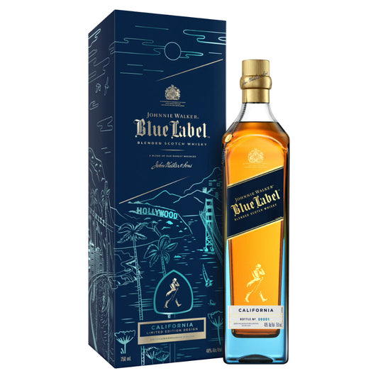 Johnnie Walker Blue Label California Limited Edition Design 2022