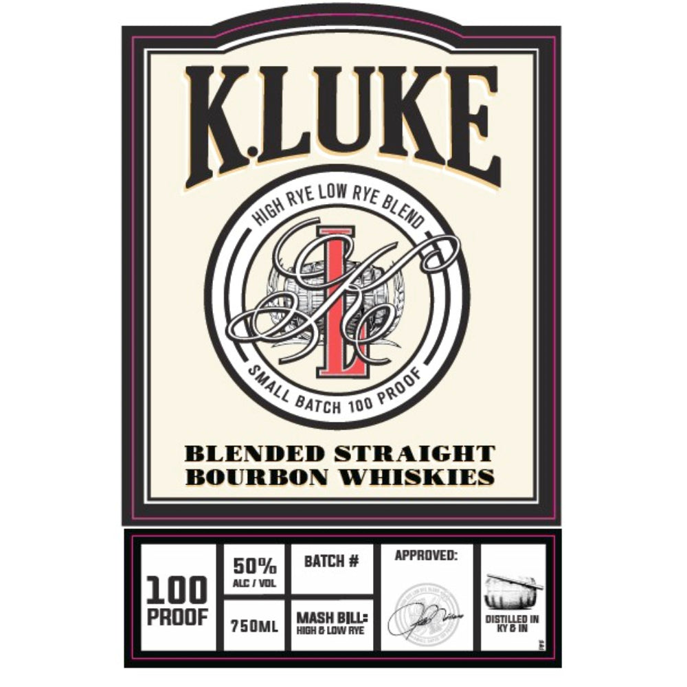 K.Luke Blended Straight Bourbon Whiskies