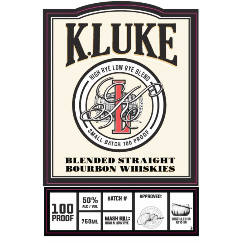 K.Luke Blended Straight Bourbon Whiskies