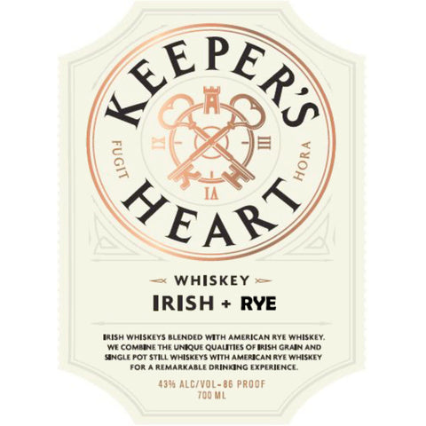 Keeper’s Heart Irish + Rye Whiskey