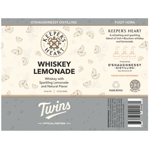 Keeper’s Heart Minnesota Twins Whiskey Lemonade Canned Cocktail