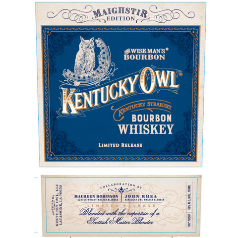 Kentucky Owl Maighstir Edition Kentucky Straight Bourbon