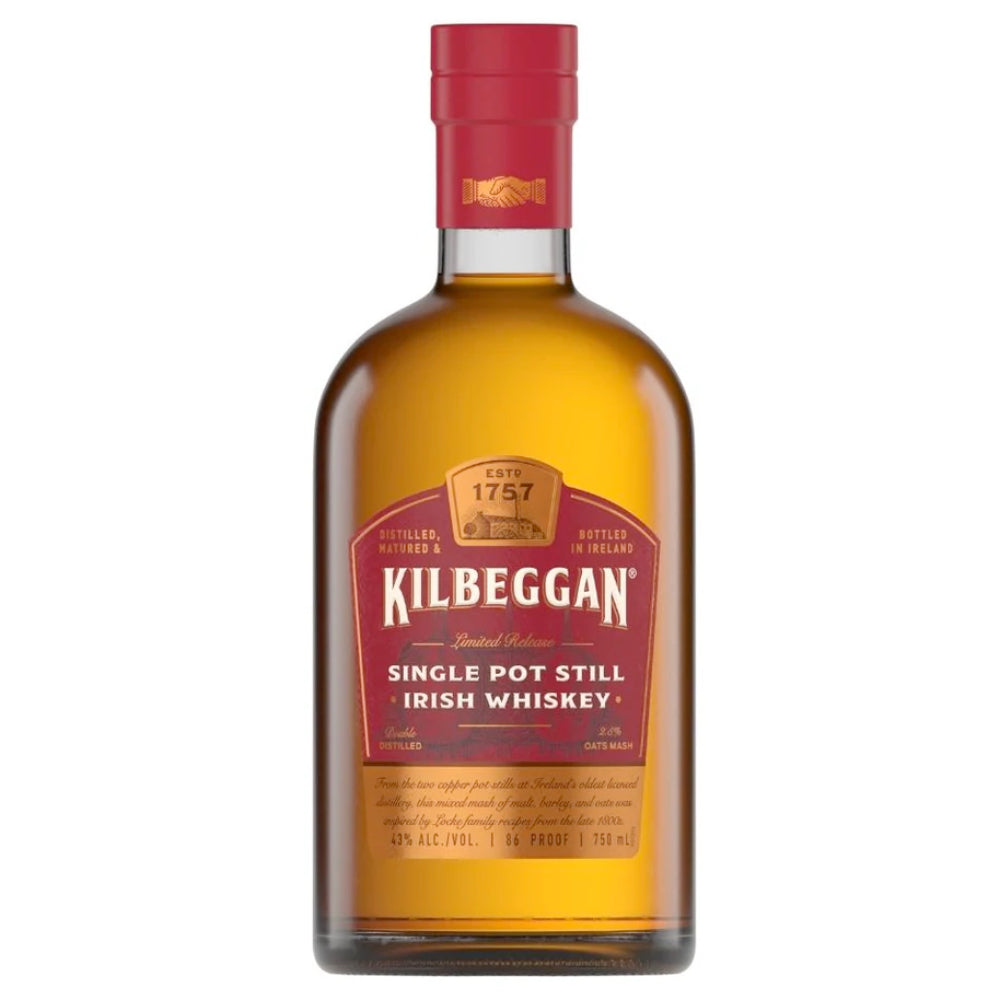 Kilbeggan Single Pot Still Irish Whiskey