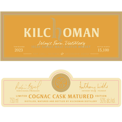 Kilchoman Cognac Cask Matured 2023 Edition