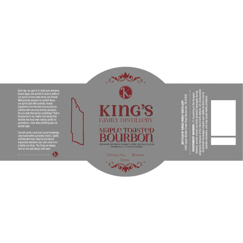 King’s Family Maple Toasted Bourbon