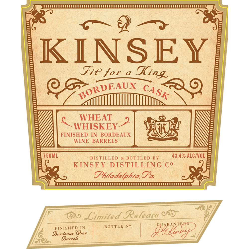 Kinsey Bordeaux Cask Wheat Whiskey