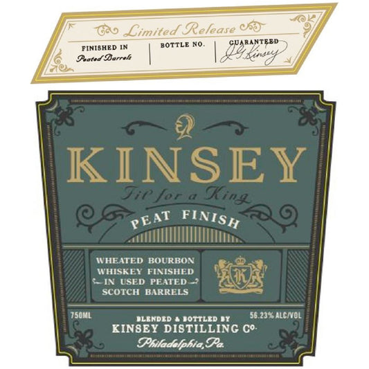 Kinsey Peat Finish Wheated Bourbon