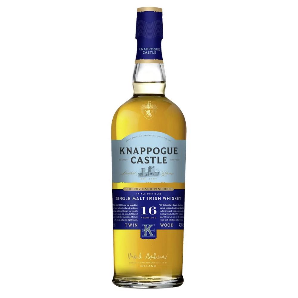 Knappogue Castle Single Malt 16 Year Old Irish whiskey Knappogue