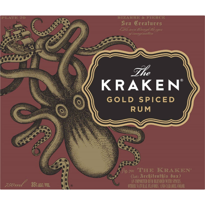 The Kraken Black Spiced Rum, 1L