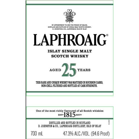 Laphroaig 25 Year Old Cask Strength 2023 Edition