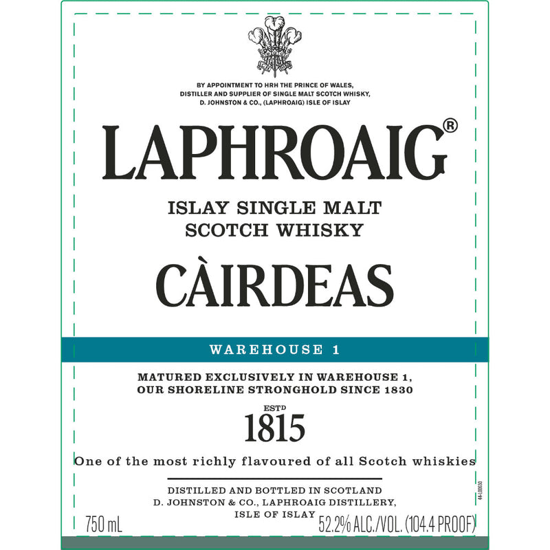 Laphroaig Cairdeas Warehouse 1 2022 Release