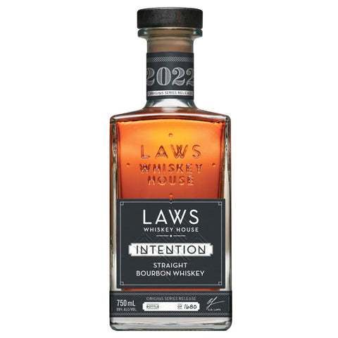 Laws Intention Straight Bourbon Origins Series 2022
