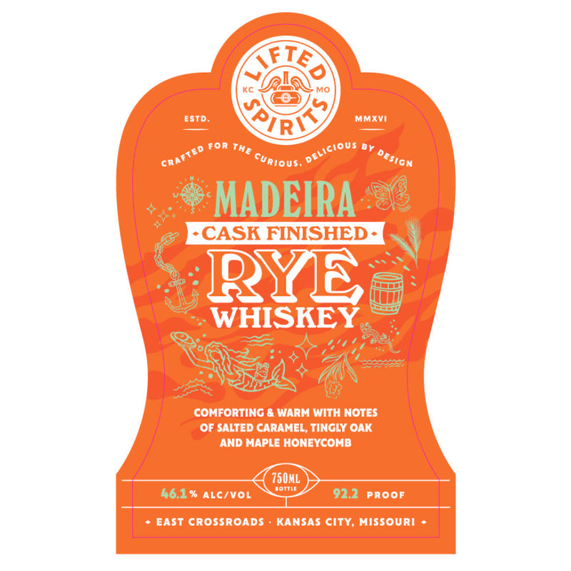Lifted Spirits Madeira Cask Finished Rye Whiskey