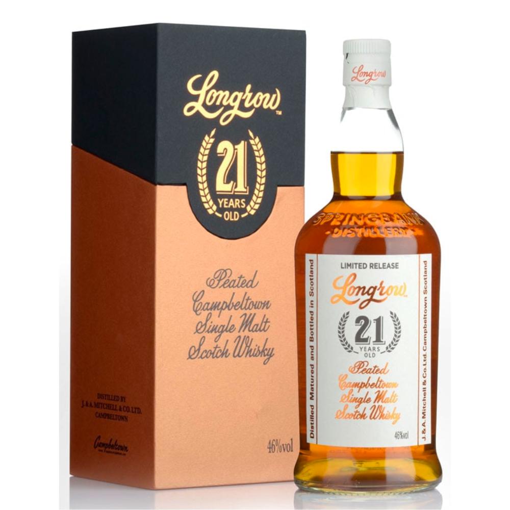 Longrow 21 Year Old Peated Campbeltown Single Malt Scotch