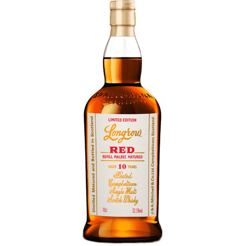 Longrow Red 10 Year Old Refill Malbec Matured