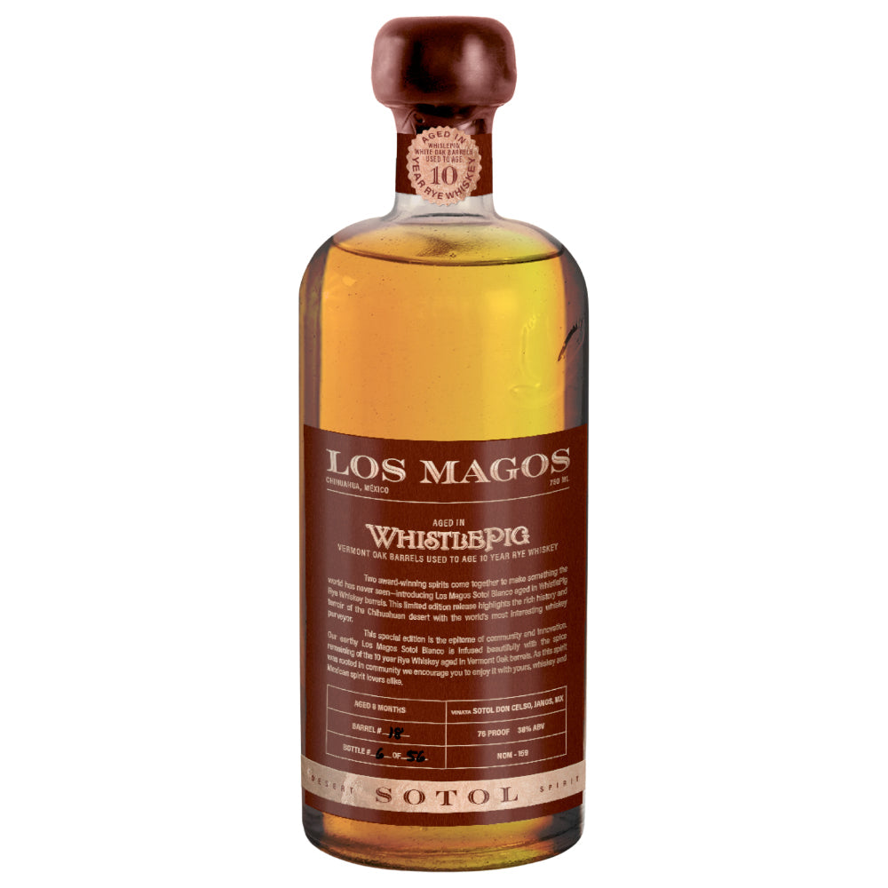 Los Magos Barrel Aged Sotol WhistlePig Edition #1