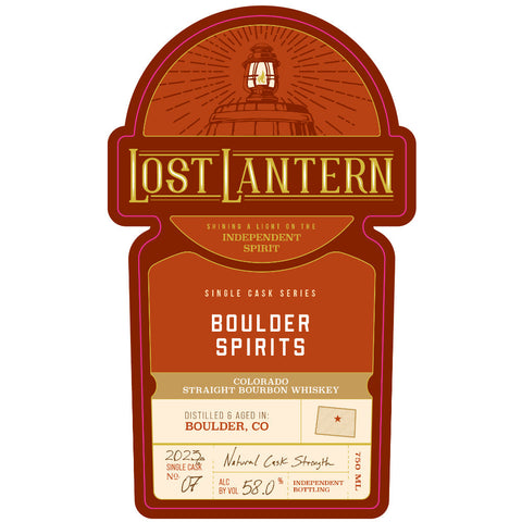 Lost Lantern Boulder Spirits 6 Year Old Colorado Straight Bourbon