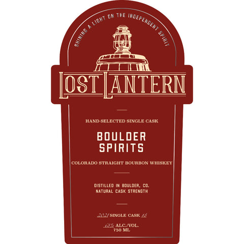 Lost Lantern Boulder Spirits Colorado Straight Bourbon