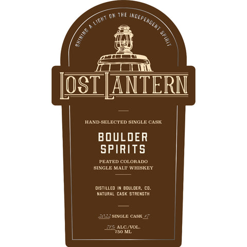 Lost Lantern Boulder Spirits Peated Colorado Single Malt