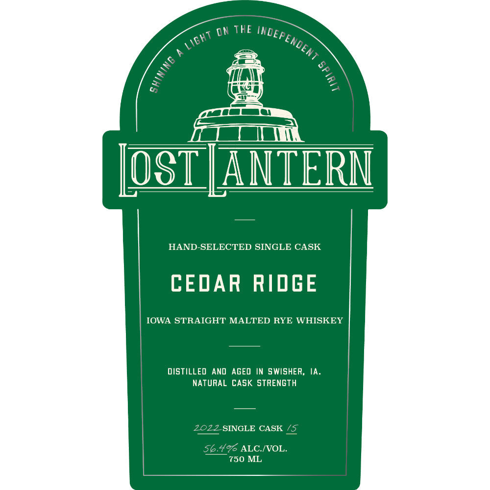 Lost Lantern Cedar Ridge Iowa Straight Malted Rye