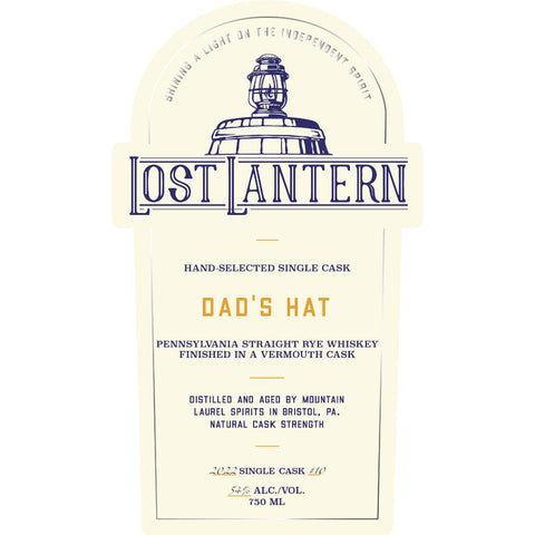Lost Lantern Dad’s Hat Vermouth Cask Finished Pennsylvania Straight Rye