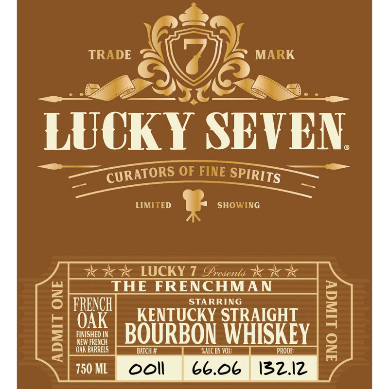Lucky Seven The Frenchman Bourbon Finished in French Oak Barrels