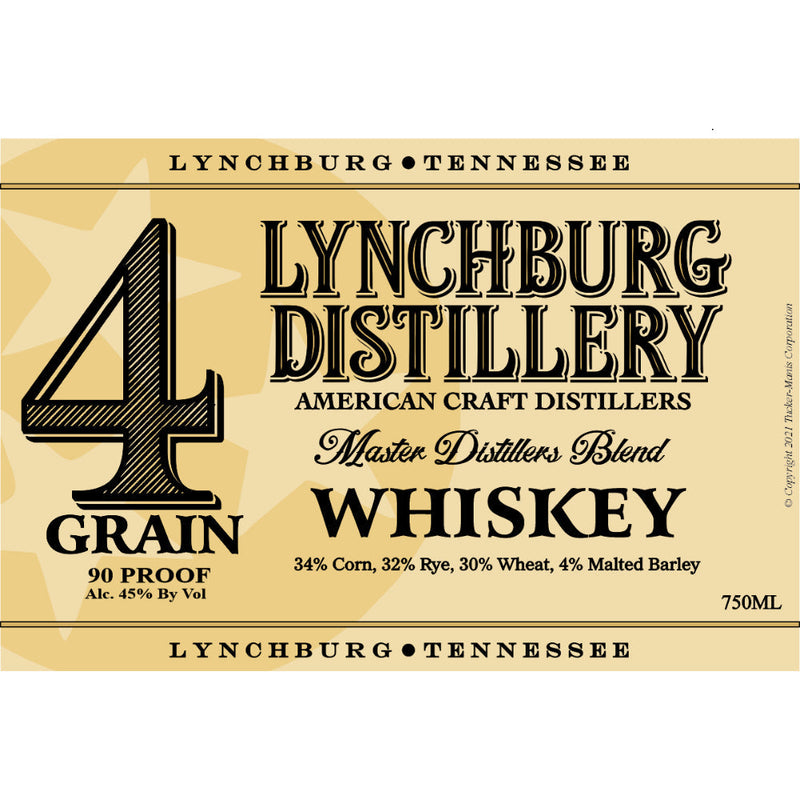 Lynchburg Distillery 4 Grain Whiskey