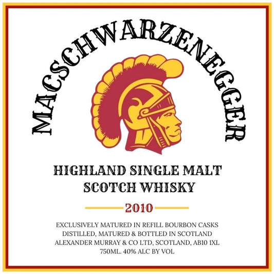 MacSchwerzenegger Highland Single Malt Scotch