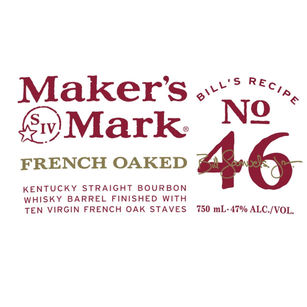 Maker's Mark 46 Cask Strength Bill's Recipe Frenched Oak Limited Release