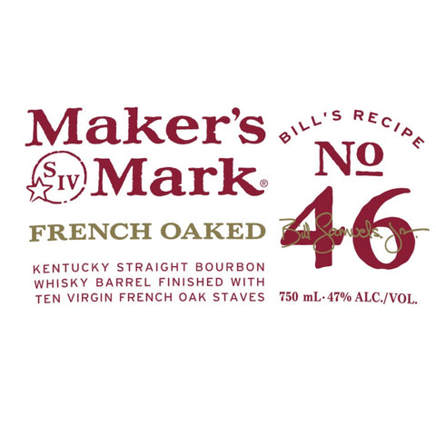 Maker's Mark 46 Cask Strength Bill's Recipe Frenched Oak Limited Release