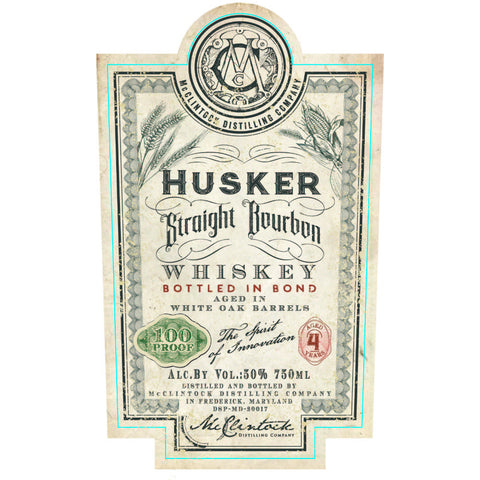 McClintock Husker Bottled in Bond Straight Bourbon