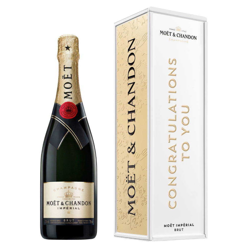 Moët Impérial Brut "Congratulations To You" Metal Box