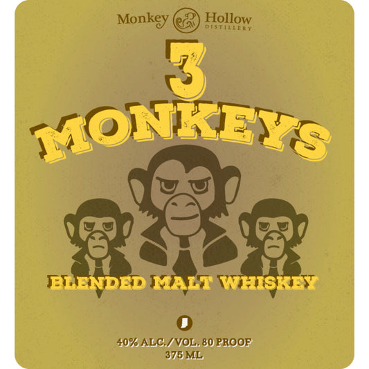 Monkey Hollow 3 Monkeys Blended Malt Whiskey