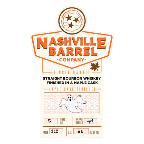 Nashville Barrel Company Single Barrel Bourbon Finished In Maple Casks