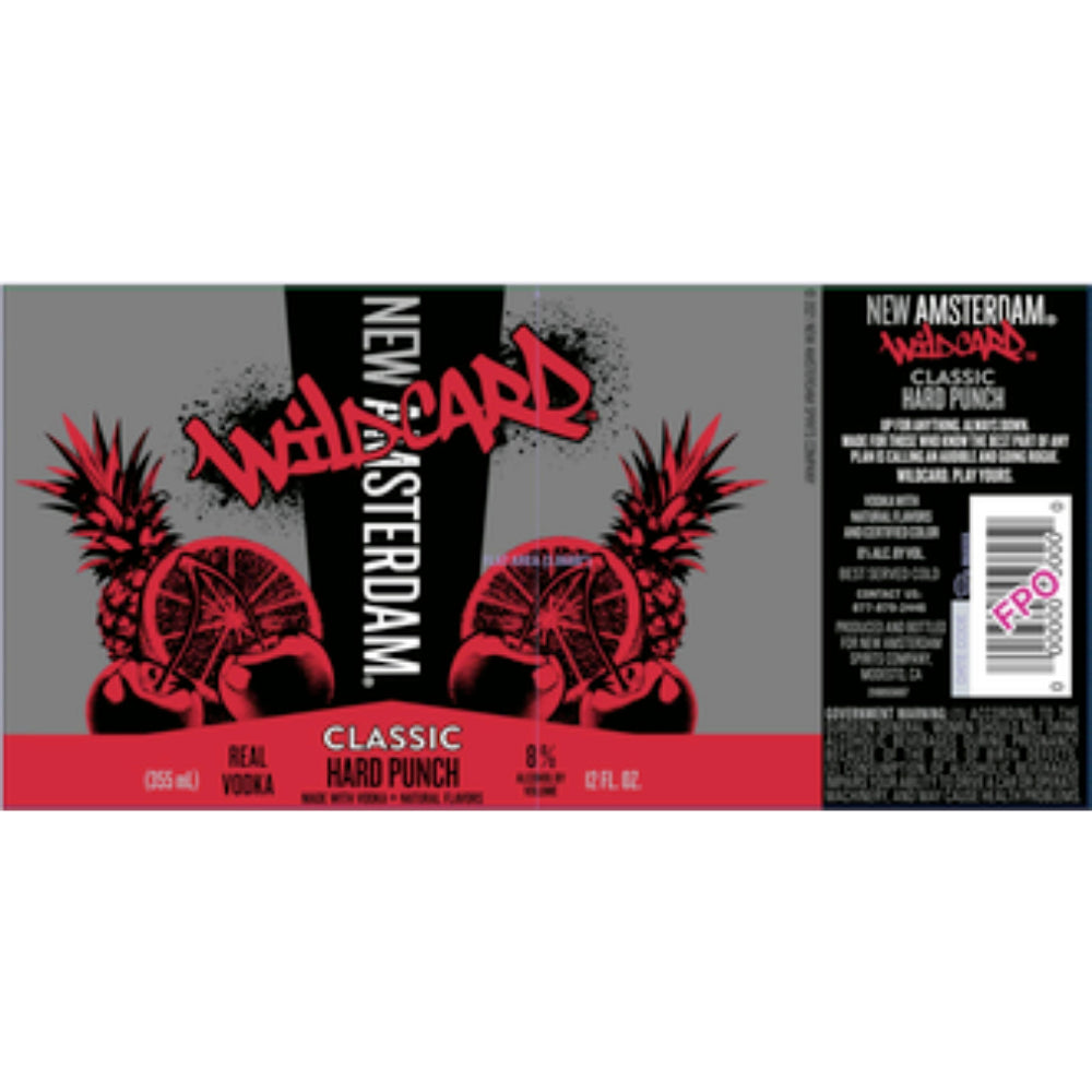 New Amsterdam Wildcard Classic Hard Punch 4PK