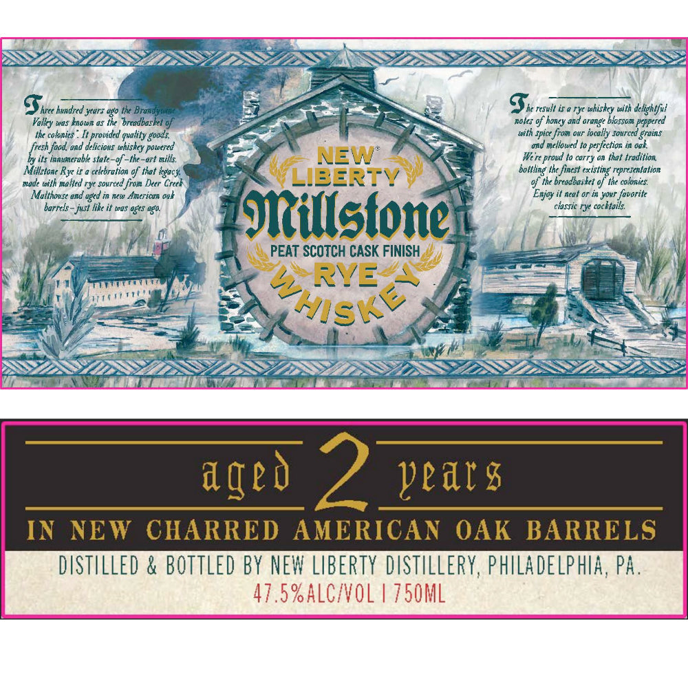 New Liberty Millstone Peat Scotch Cask Finish Rye