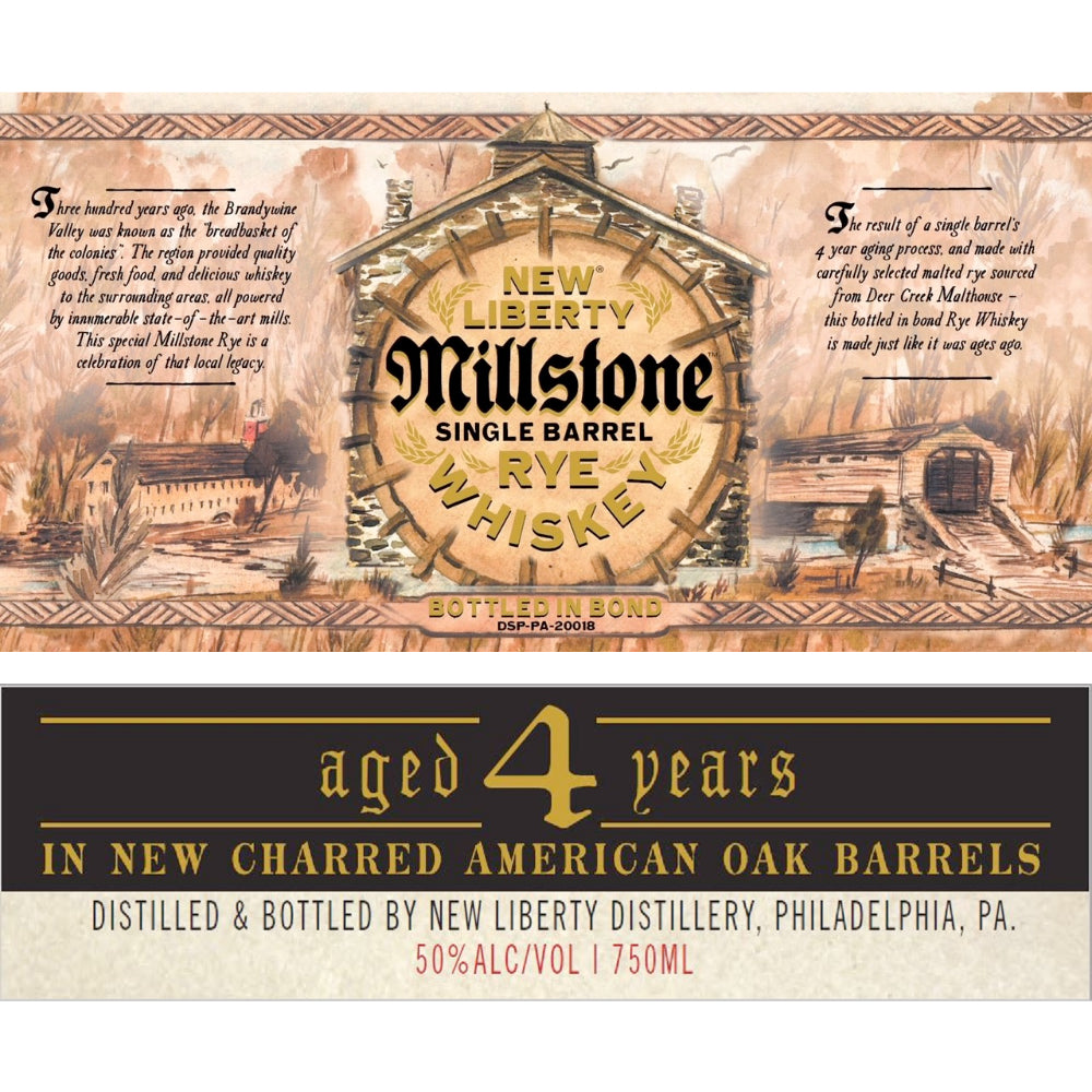 New Liberty Millstone Single Barrel Bottled in Bond Rye