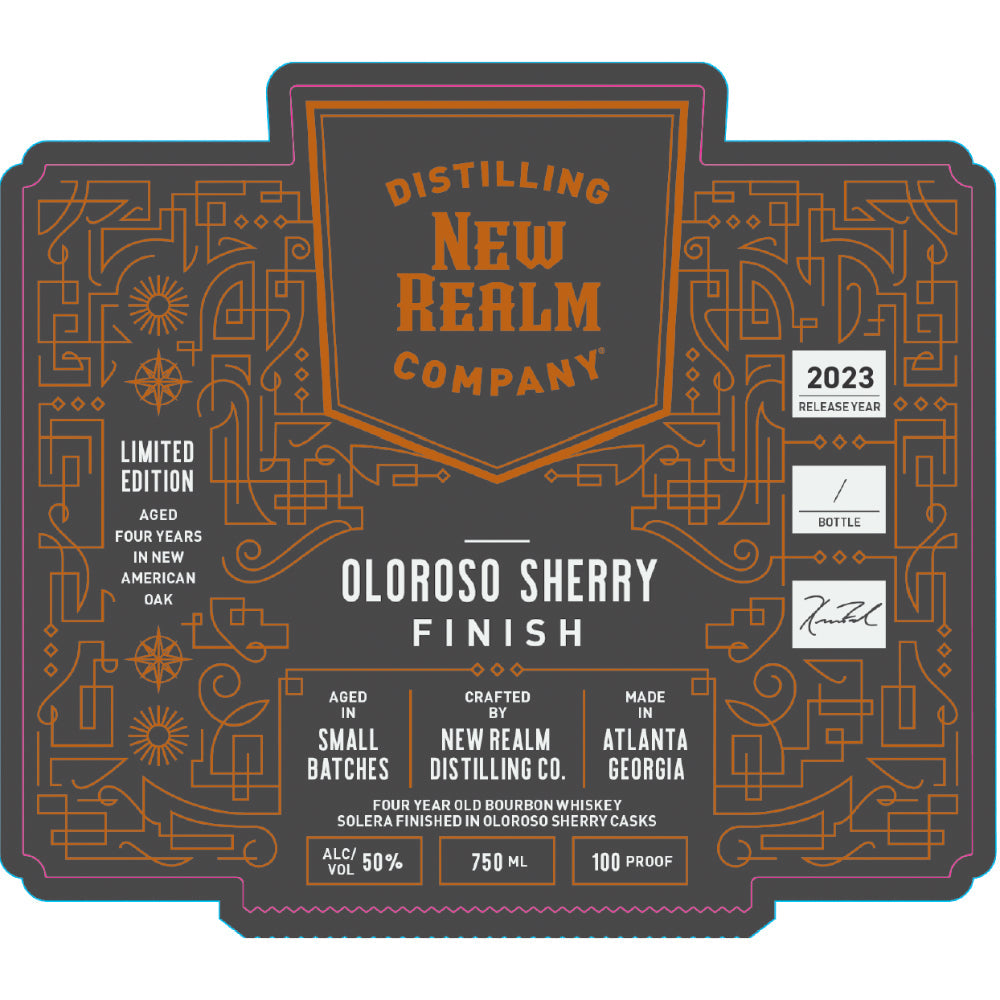 New Realm 4 Year Old Oloroso Sherry Finish Bourbon