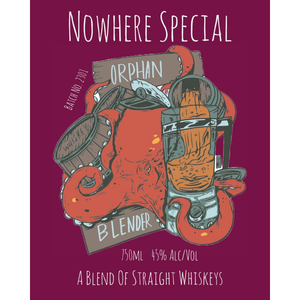 Nowhere Special Orphan Blender Blended Straight Whiskey