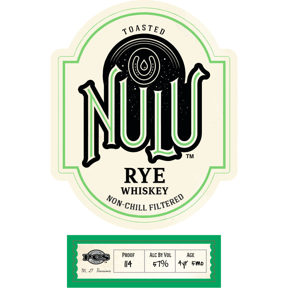 Nulu Barrel Proof Toasted Rye Whiskey