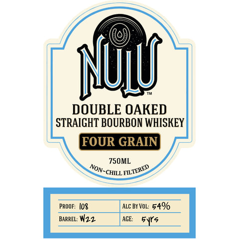 Nulu Double Oaked Four Grain Straight Bourbon